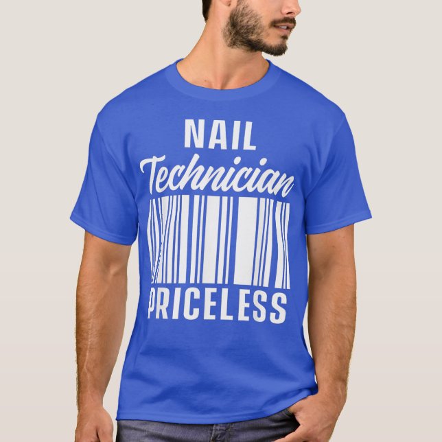 T-shirt Technicien Nail Prix Artiste Nail Tech (Devant)