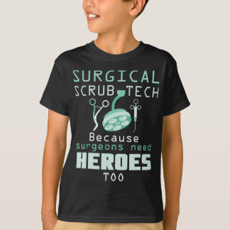 T-shirt Technicien Scrub Drôle Ou Technique Chirurgie Su