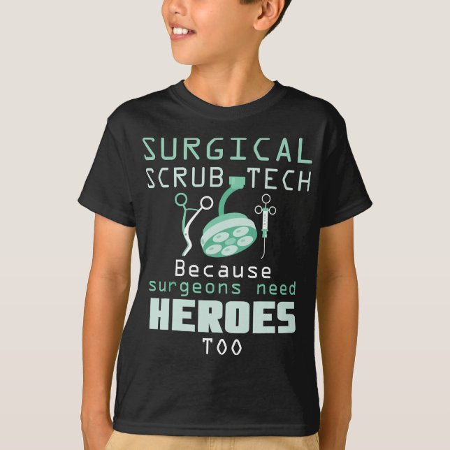 T-shirt Technicien Scrub Drôle Ou Technique Chirurgie Su (Devant)