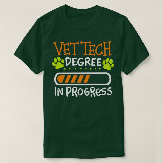 T-shirt Technicien Vet Diplôme En Cours Cute Technicien Vé (Design devant)