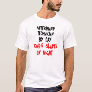 T-shirt Technicien vétérinaire Zombie Slayer
