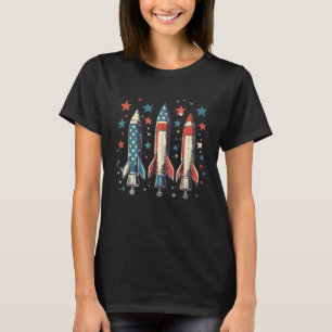T-shirt Technicien vintage en Firework 4 juillet USA Pyro