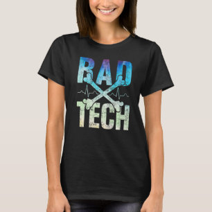 T-shirt Technicien vintage en radiologie radiologique