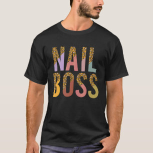 T-shirt Technicienne de manucure patronne de griffe femme 