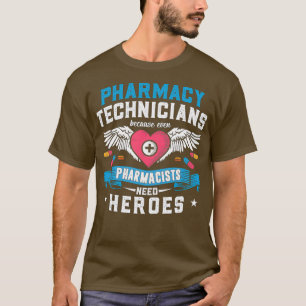 T-shirt Techniciens en pharmacie Technicien Technicien Tec
