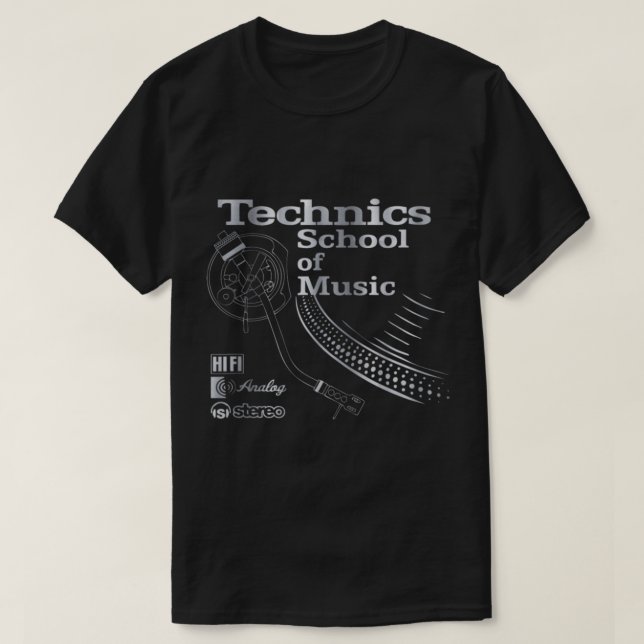 T-shirt Technics École De Musique (Design devant)
