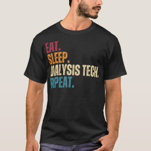 T-shirt Technique de dialyse du sommeil à manger Répétitio