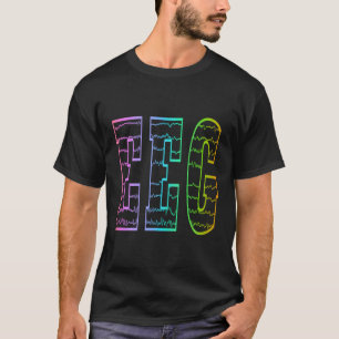 T-shirt Technique de neurodiagnostic par exemple coloré Te