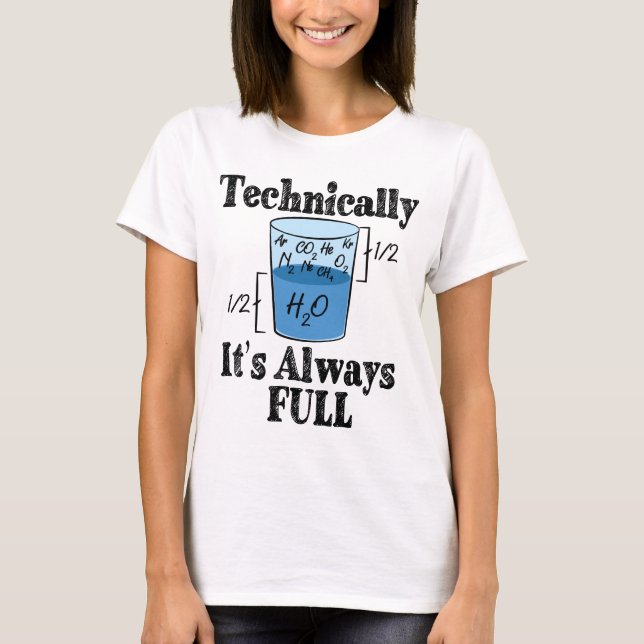 T-shirt Techniquement, c'est toujours plein de science amu (Devant)