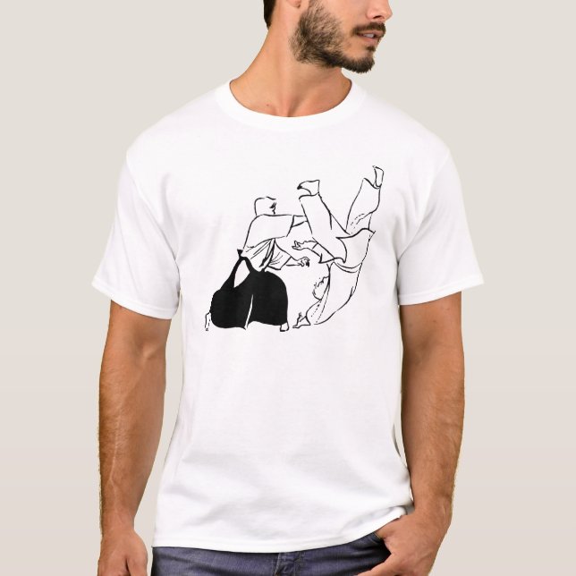 T-shirt Techniques d'Aikido (Devant)