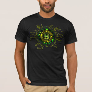 T-shirt Techno Circuit Power 3D Lettre B