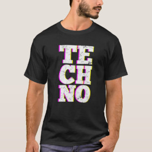 T-shirt Techno Music Festival Electro Deep House Hardtekk