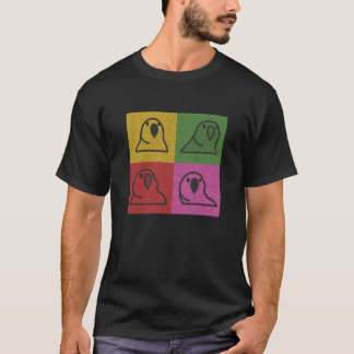 T-shirt Techno Party Parrot Pop Art