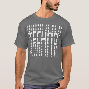 T-shirt Techno Techno pour raver dj