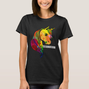 T-shirt Techno Unicorn Trance EDM Rave