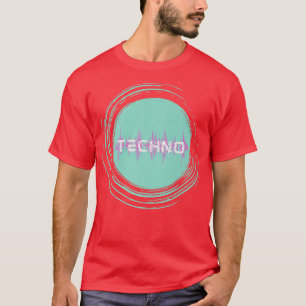 T-shirt Techno Waves EDM Music Festival Rave Dubstep 