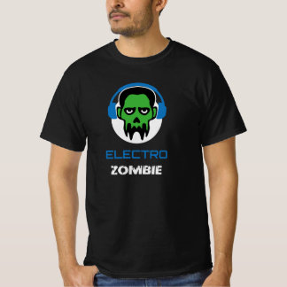 T-shirt Techno Zombie DJ Rave Electro