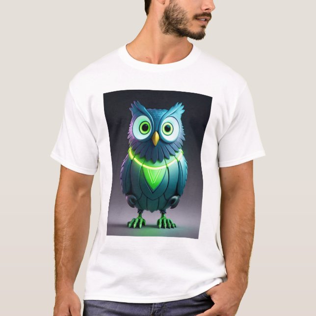 T-shirt Technological Owl (Devant)