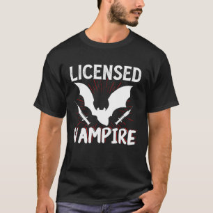 T-shirt Technologie de la phlébotomiste Vampire licence de