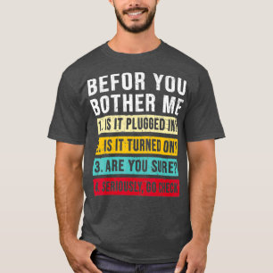 T-shirt Technologie de l'information amusant Technique tec