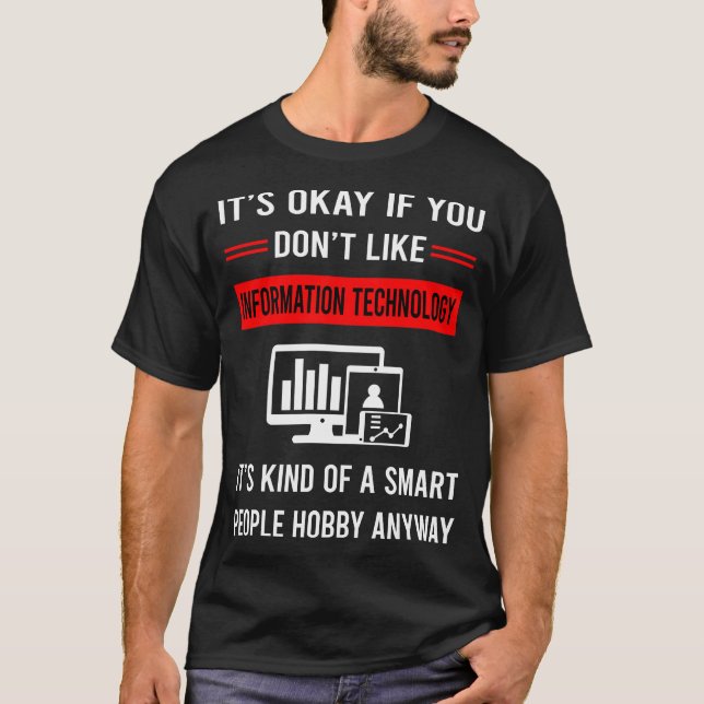 T-shirt Technologie de l'information pour les personnes in (Devant)