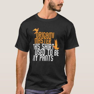 T-shirt Technologie de pliage du papier principal Origami