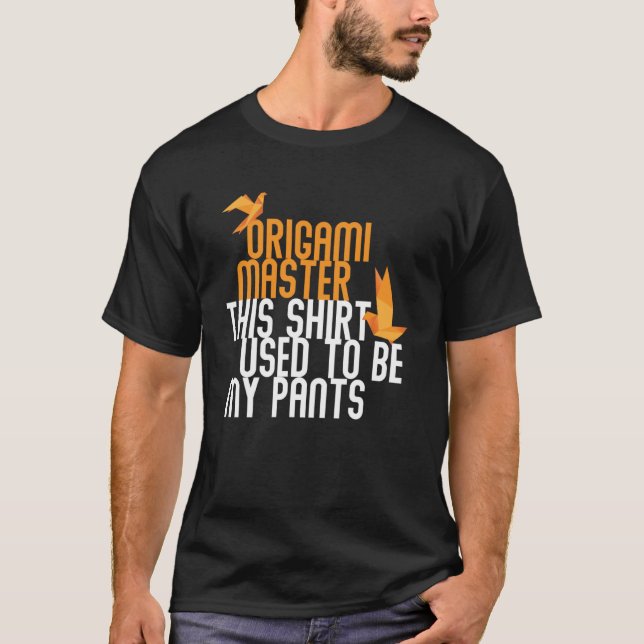 T-shirt Technologie de pliage du papier principal Origami (Devant)