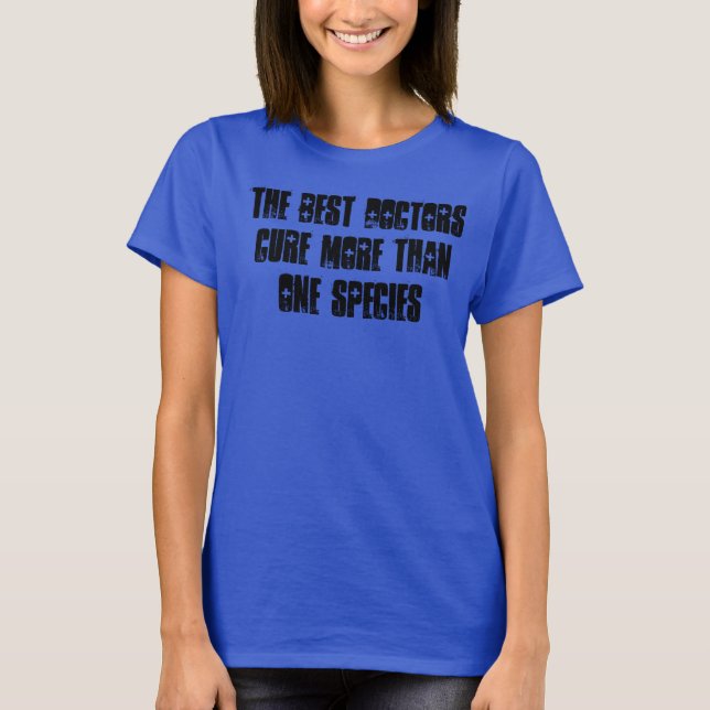 T-shirt Technologie de vétérinaire - meilleurs médecins (Devant)