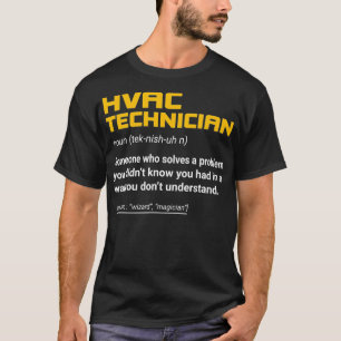 T-shirt Technologie HVAC Définition - Technique de chauffa