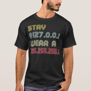 T-shirt Technologie Restez à la maison Wear Mask Stay 127
