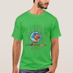 T-shirt Technologie : Tapez vite, réfléchissez plus vite.