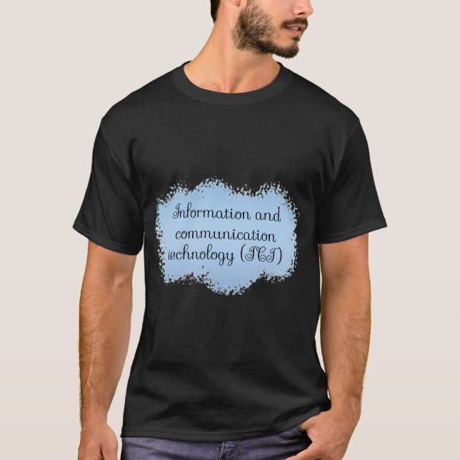 T-shirt Technologies De L'Information Et De La Communicati (Devant)
