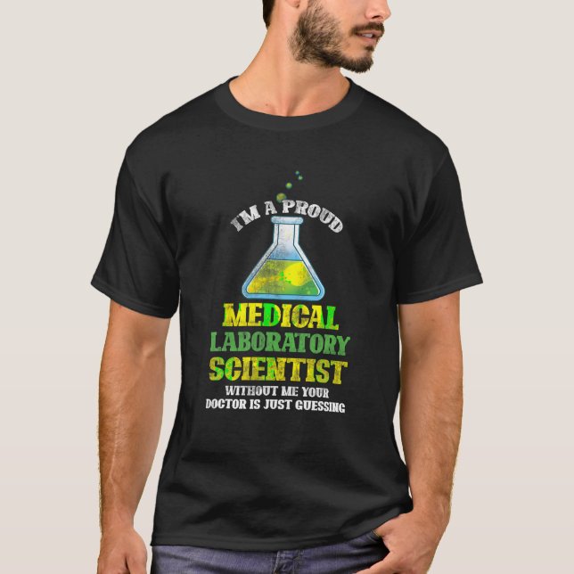 T-shirt Technologue de laboratoire Funny Scientifique de l (Devant)