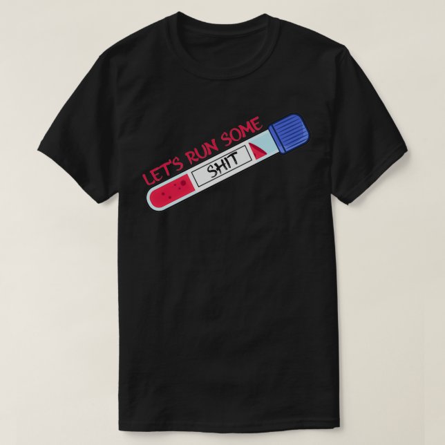 T-shirt Technologue de laboratoire Médicale de LABLIFE (Design devant)