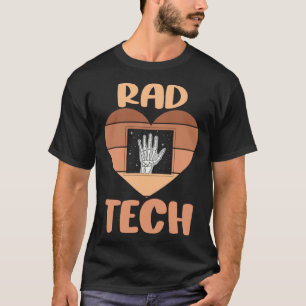 T-shirt Technologue en radiologie noire Semaine de Rad Tec