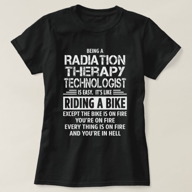 T-shirt Technologue en radiothérapie (Design devant)