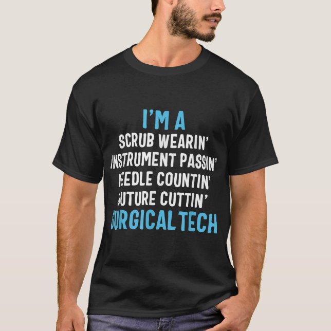 T-shirt Technologue en technologie chirurgicale Cute Scrub (Devant)