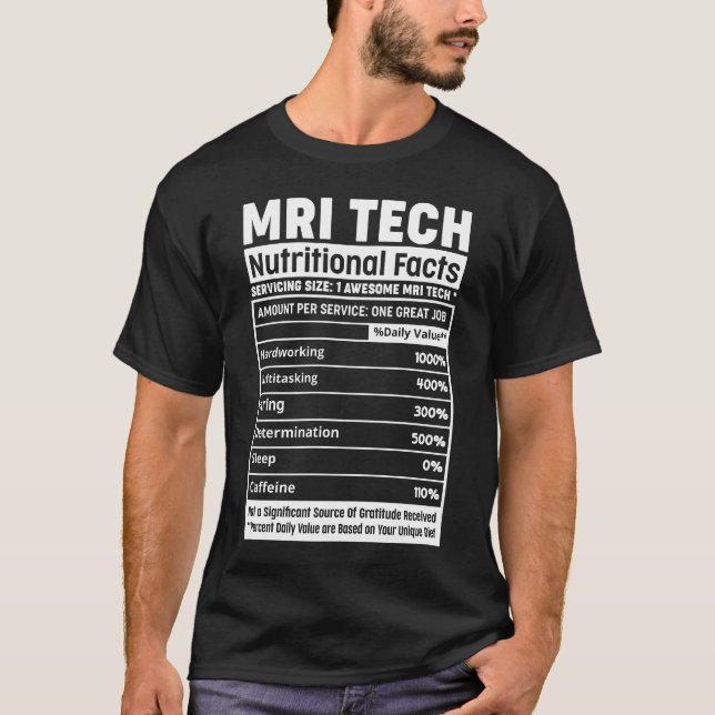 T-shirt Technologue IRM Radiologie Technique Résonance mag (Devant)