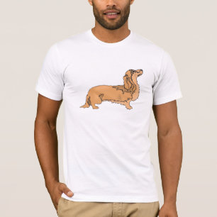 T-shirt Teckel aux cheveux longs
