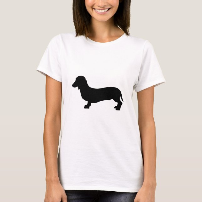T-shirt Teckel de chien (Devant)