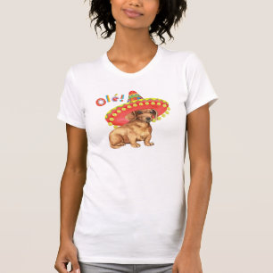 T-shirt Teckel de fiesta