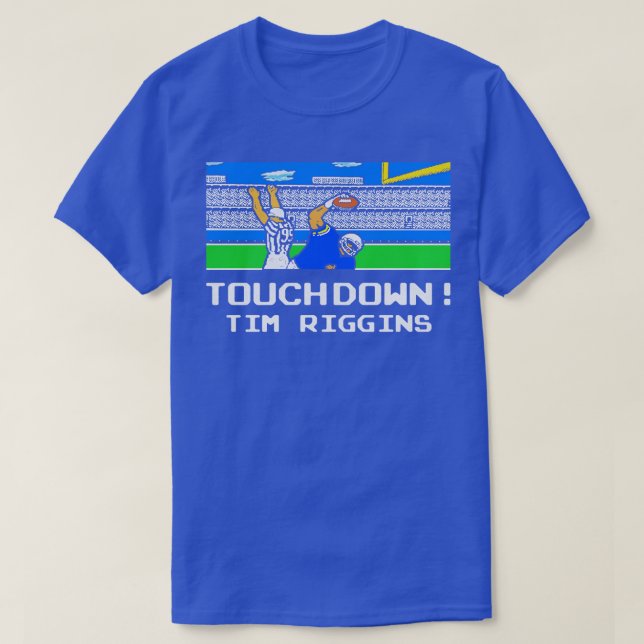 T-shirt Tecmo Tim Riggins Touchdown (Design devant)