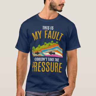 T-shirt Tectonic Plaques Modèle Tremblement de terre Désol