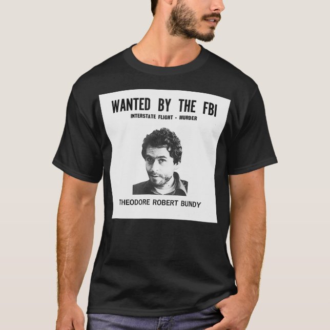 T-shirt Ted Beetle Serial Killer True Crime Bundy Recherch (Devant)
