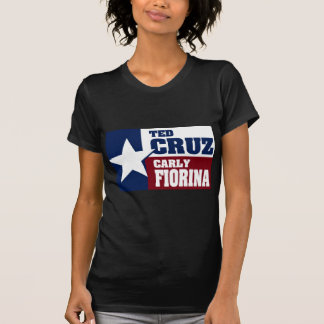 T-shirt Ted Cruz et Carly Fiorina 2016