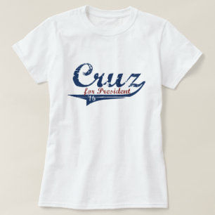 T-shirt Ted Cruz Président 2016 Swash