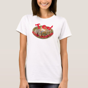 T-shirt Ted le bar de Tiki païen de Ted le vampire du vin