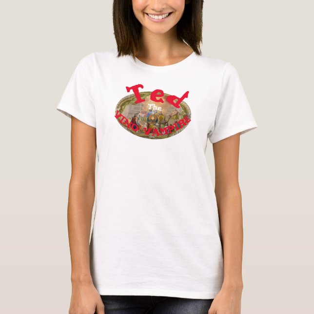 T-shirt Ted the Vino Vampire Ted's Pagan Tiki Shack Bar (Devant)