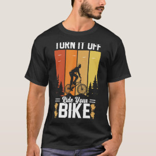 T-shirt Ted VTT - Retro Downhill VTT Vintage