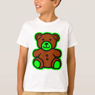 T-shirt Teddy Bear Green Brown Le MUSÉE Zazzle Cadeaux